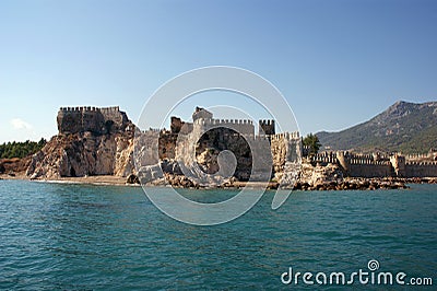 Crusaders castle Stock Photo