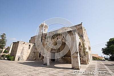 The Crusades-era Church of St. John-Mark in Byblos. Byblos, Lebanon Stock Photo