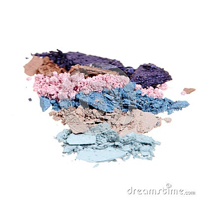 Crushed Eyeshadow Stock Photo