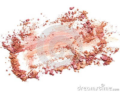 Crushed eyeshadow colorful for background Stock Photo