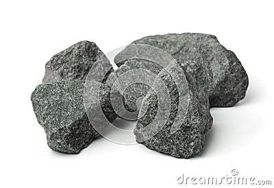 Crushed granite stones Stock Photo