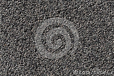 Crushed granite stones wall - close up Stock Photo