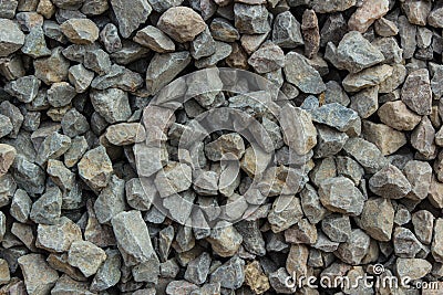 Crushed gravel texture Stock Photo