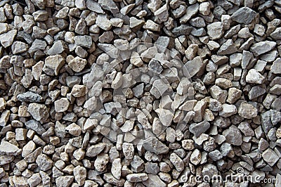 Crushed gravel texture Stock Photo