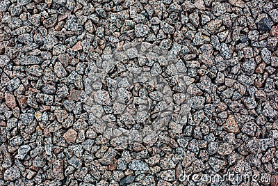 Crushed gravel texture Stock Photo