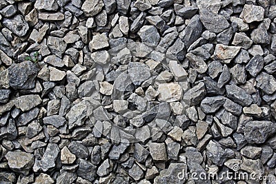 Crushed rock background texture Stock Photo