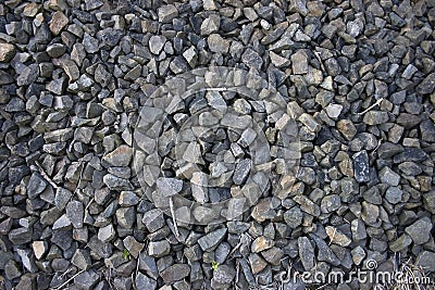 Crushed stones Stock Photo