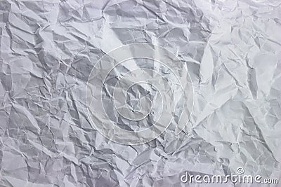 Crushed white paper texture Stock Photo
