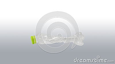 Crushing Plastic bottle Stock Photo