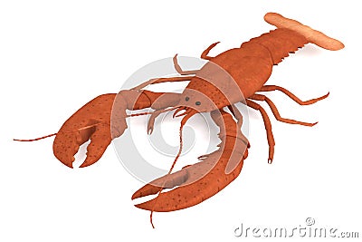 Crustacean - lobster Stock Photo