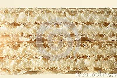 Crusty waffles texture background. Waffle macro pattern texture Stock Photo