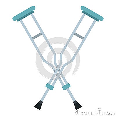 Crutches icon Vector Illustration