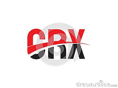 CRX Letter Initial Logo Design Vector Illustration Vector Illustration