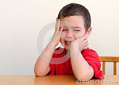 Crying child Stock Photo