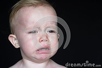 Crying Toddler Stock Photo