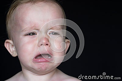 Crying Toddler Stock Photo