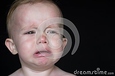 Crying Toddler Stock Photo