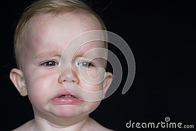 Crying Toddler Stock Photo