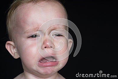 Crying Toddler Stock Photo