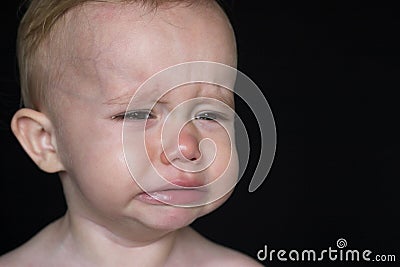 Crying Toddler Stock Photo