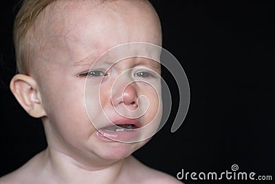 Crying Toddler Stock Photo