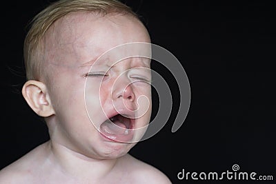 Crying Toddler Stock Photo