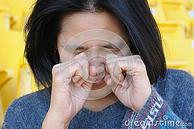 Crying Woman Stock Photo