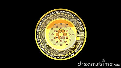 Cryptocurrency background for presentation digial Editorial Stock Photo
