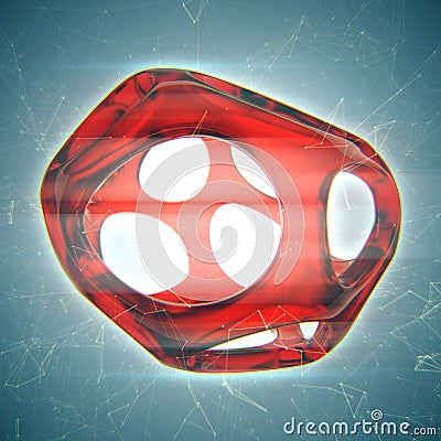 Crystal abstract. Jewelry concept Stock Photo