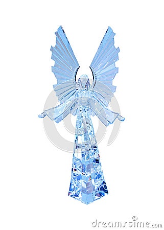 Crystal angel Stock Photo