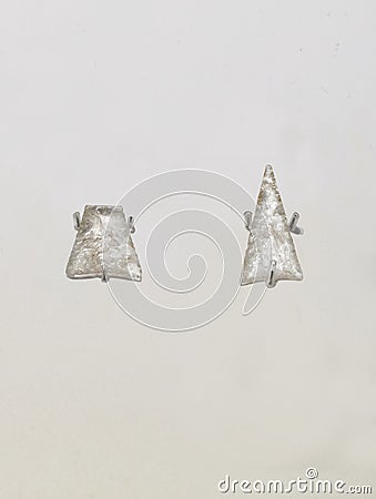 Crystal Arrow Heads. Early Copper Age Editorial Stock Photo