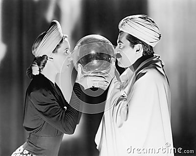 CRYSTAL BALL Stock Photo