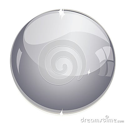 Crystal Ball Vector Illustration