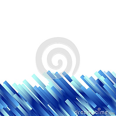 Crystal blue technology line glowing concept abstract background Vector Illustration