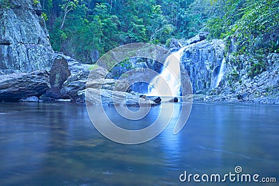 Crystal Cascades Stock Photo