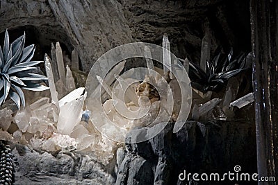 Crystal Cave Stock Photo