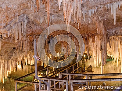 Crystal Cave Bermuda Stock Photo