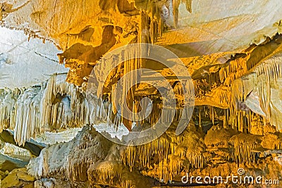 Crystal Cave in Sequoia National Park, California, USA Stock Photo