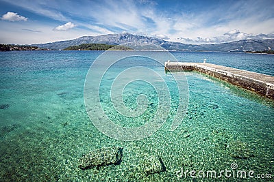 Crystal clean sea Stock Photo