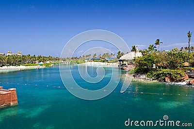 Crystal Clear Water in Nassau Stock Photo