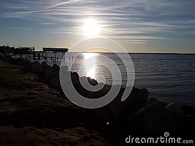 Crystal coast Norh Caroina salt life Stock Photo