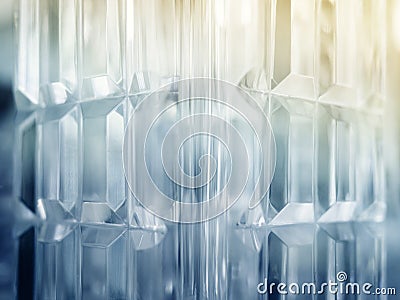 Crystal Geometric pattern Futuristic Abstract background Stock Photo