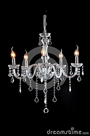 Crystal lighting chandelier,light,lamp,lighting Stock Photo