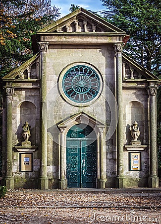 Crystal Palace Gardens, park in Porto Editorial Stock Photo