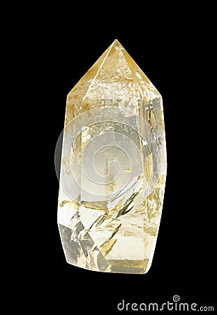 Crystal of the quartz Stock Photo