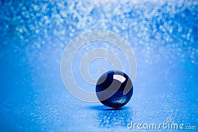 Crystal sphere Stock Photo