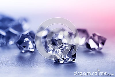 Crystal stone Stock Photo