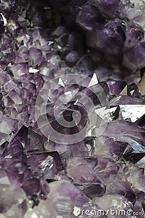 Crystal stone Stock Photo