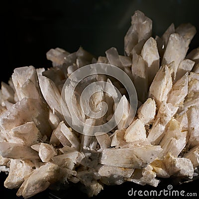 Crystals of the mineral danburite Stock Photo