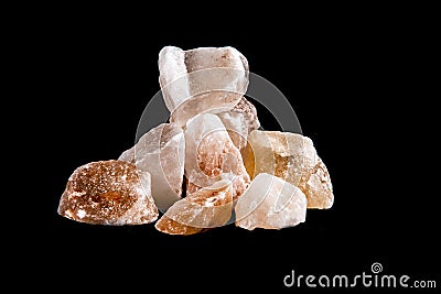Crystals salt Stock Photo